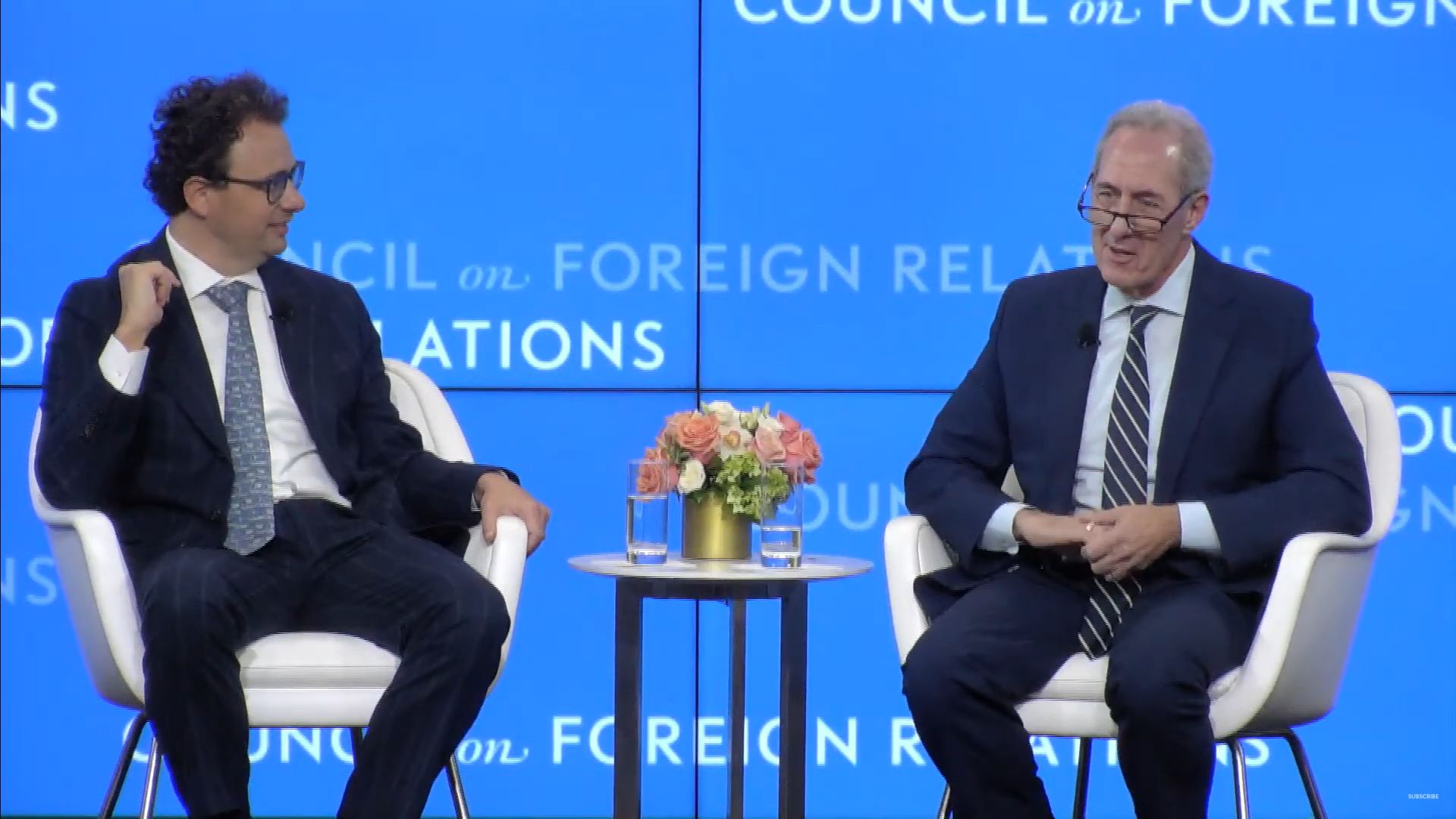 ダリオ・アモデイ氏とマイケル・フロマン氏