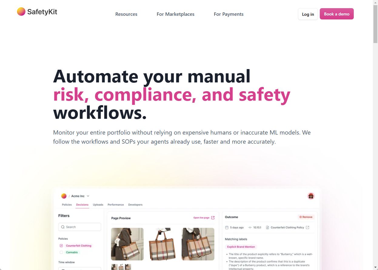 AIを活用したリスク・コンプライアンス・プラットフォーム「SafetyKit」